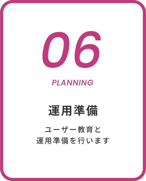 運用準備
